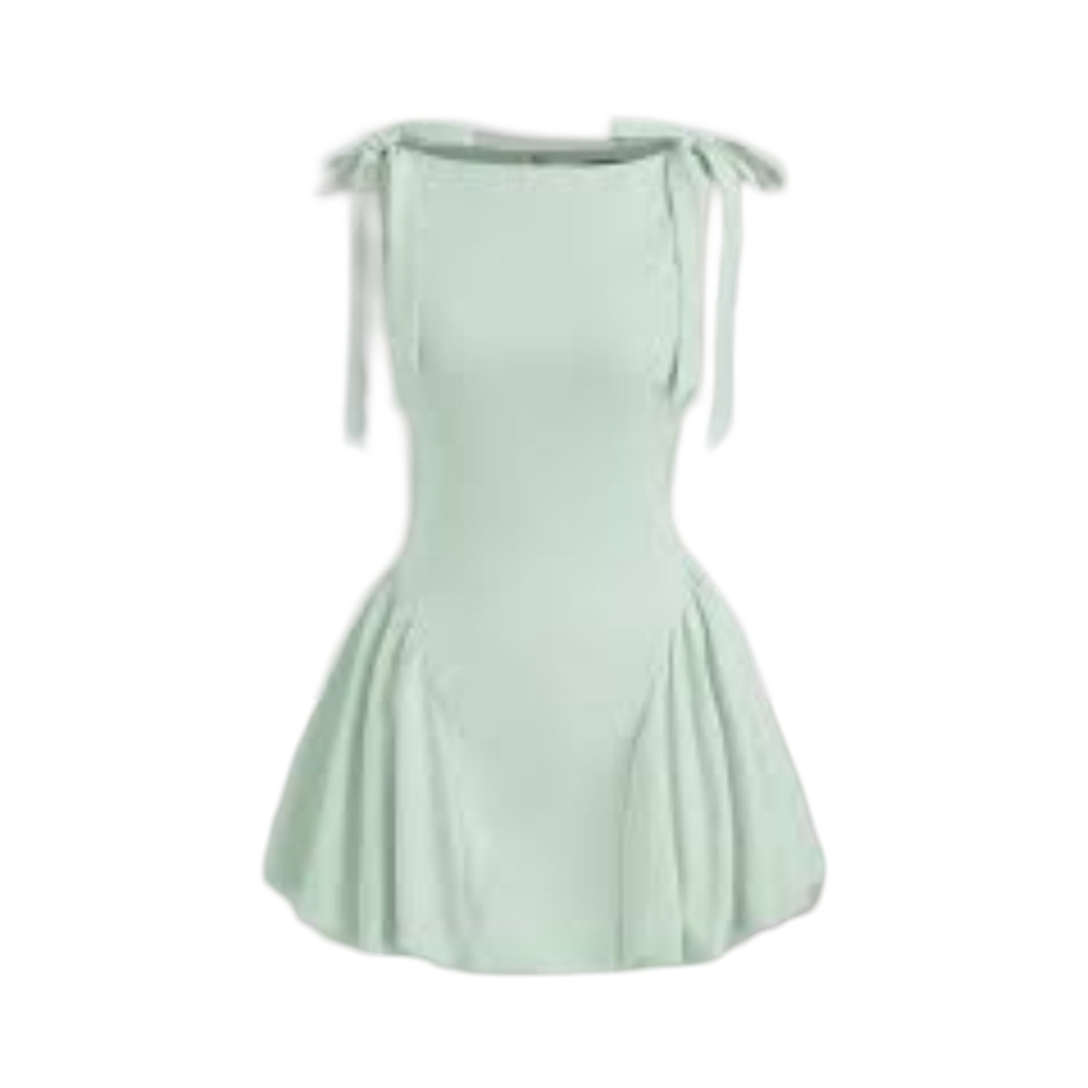 Cider Bubble Mint Green Mini Dress Size L
